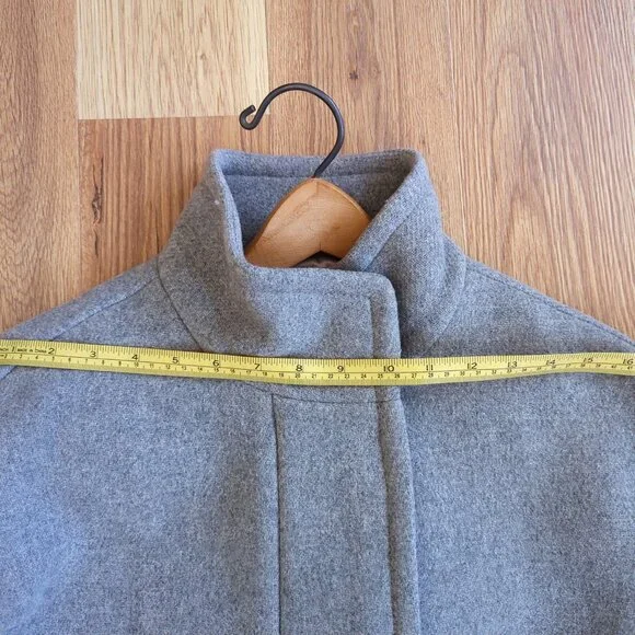 J. Crew Gray Wool Coat, Size 0 (XS/S) in perfect condition - Picture 11 of 14